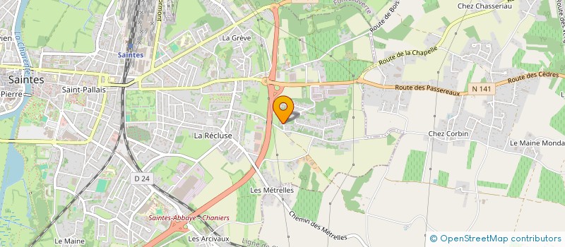 localisation de l'entreprise 831 921 382   SAINTES