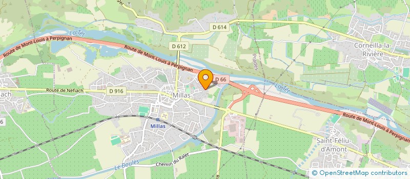 localisation de l'entreprise 831 921 945 à MILLAS