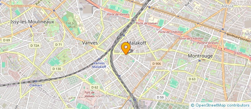 localisation de l'entreprise 831 959 358 à MALAKOFF