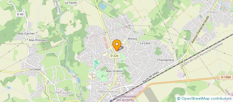 localisation de l'entreprise 832 003 503   MEXIMIEUX