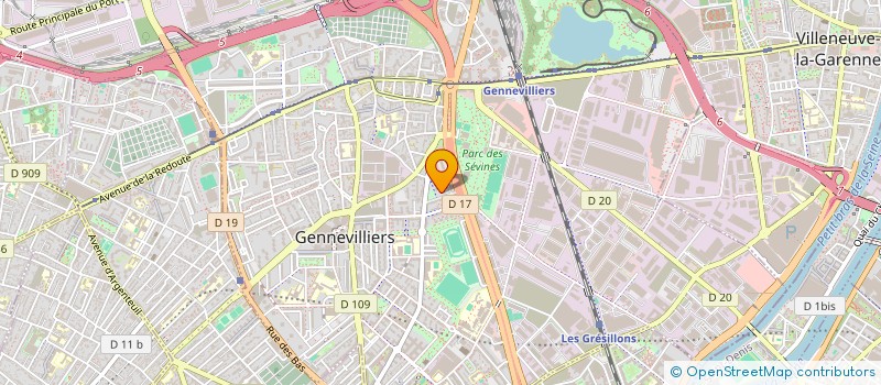 localisation de l'entreprise 832 004 295 à GENNEVILLIERS