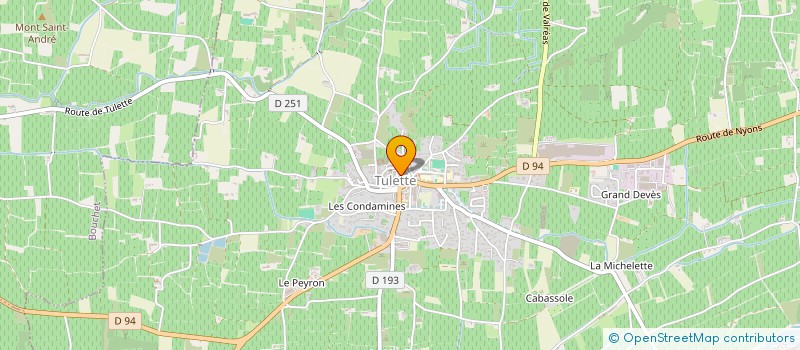 localisation de l'entreprise 832 007 116   TULETTE