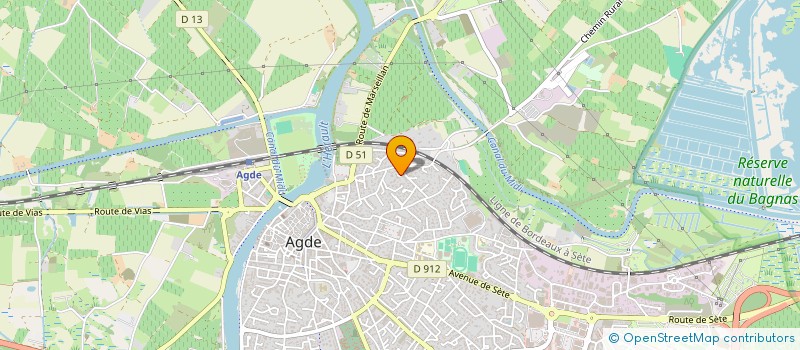 localisation de l'entreprise 832 009 484 à AGDE