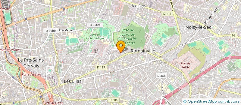 localisation de l'entreprise 832 059 695   ROMAINVILLE