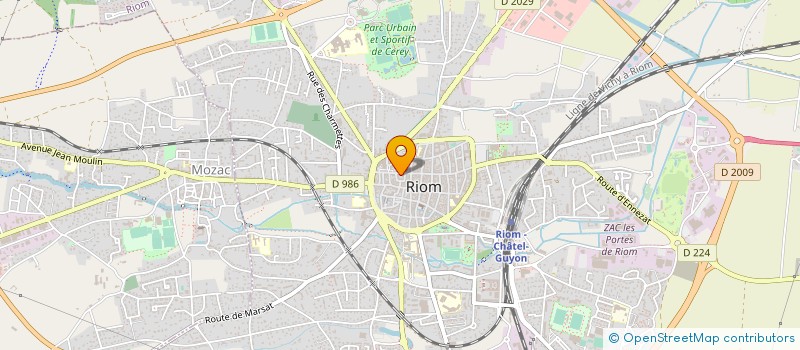 localisation de l'entreprise 832 063 564 à MOZAC