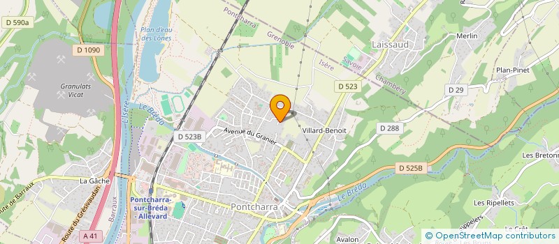 localisation de l'entreprise 832 070 858   CREYS-MEPIEU