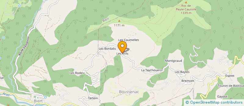 localisation de l'entreprise 832 108 708 à MASSAT