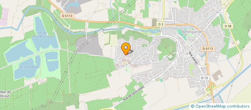 localisation de l'entreprise 832 109 870   BELLEGARDE