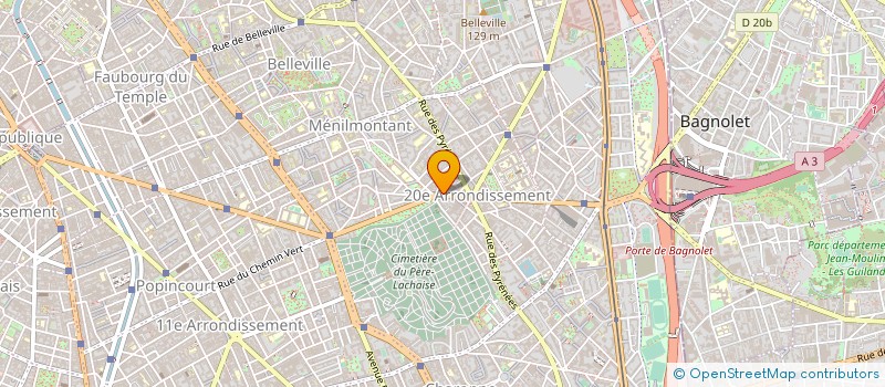 localisation de l'entreprise 832 121 966   PARIS