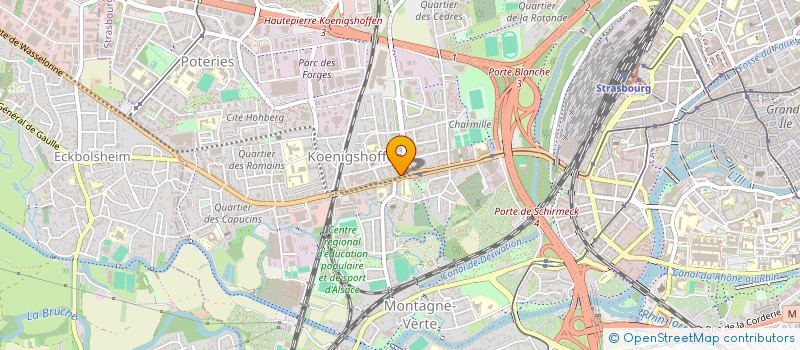 localisation de l'entreprise 832 128 714 à STRASBOURG