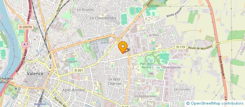 localisation de l'entreprise 832 130 629   VALENCE