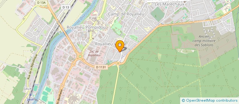 localisation de l'entreprise 832 136 345   COMPIEGNE