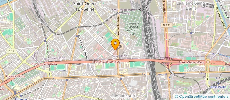 localisation de l'entreprise 832 136 857 à CLICHY