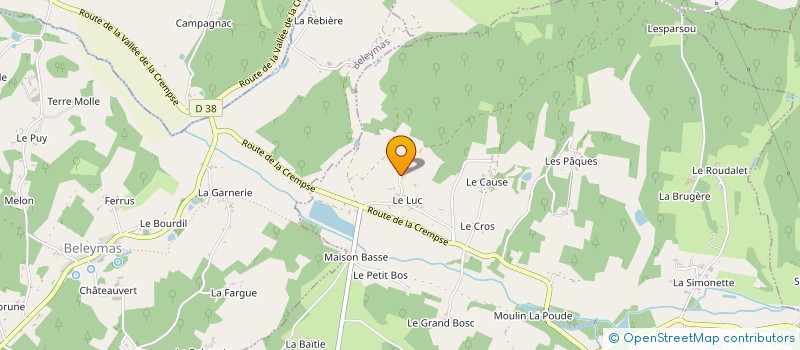 localisation de l'entreprise 832 181 226   BIARS SUR CERE