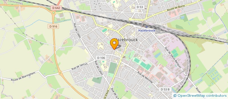 localisation de l'entreprise 832 186 100 à HAZEBROUCK