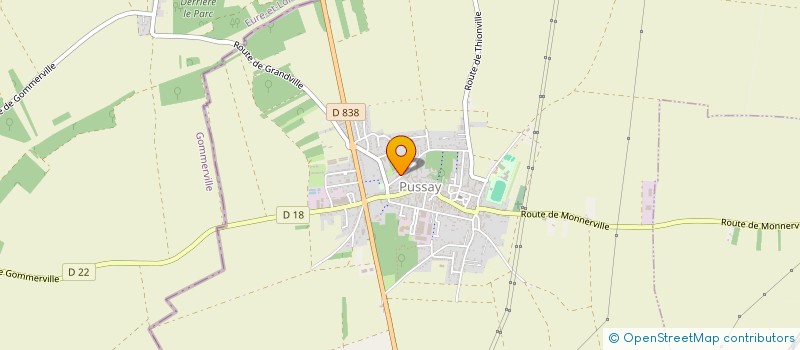 localisation de l'entreprise 832 215 321   PUSSAY