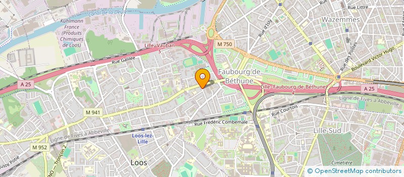 localisation de l'entreprise 832 215 941   ROUBAIX