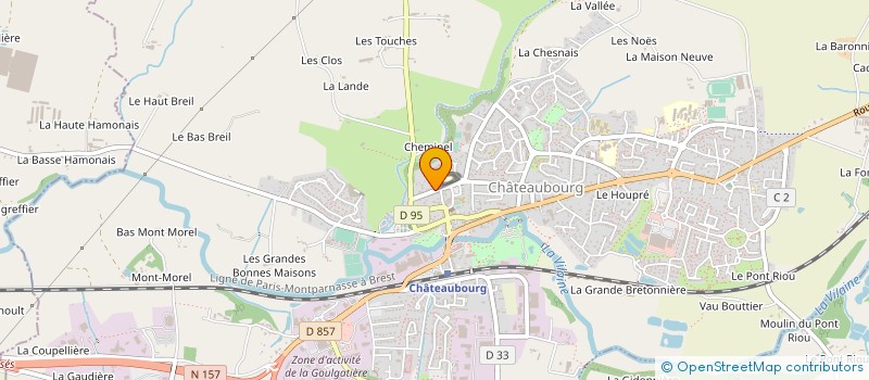 localisation de l'entreprise 832 218 853 à CHATEAUBOURG