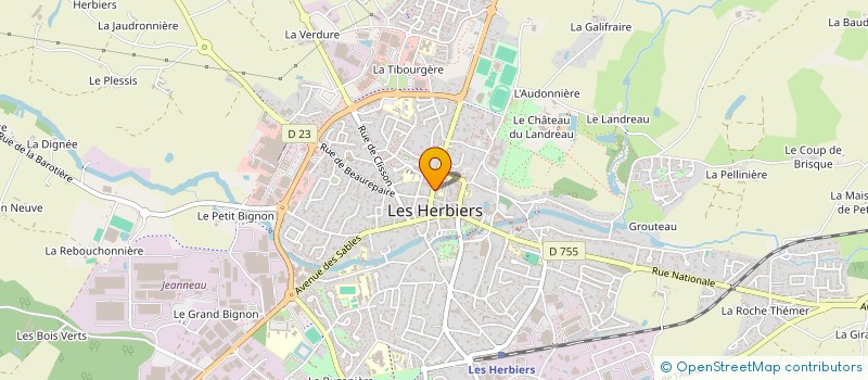 localisation de l'entreprise 832 244 446 à HERBIERS (LES)