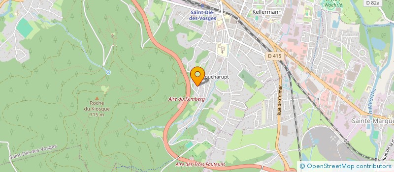 localisation de l'entreprise 832 247 514   SAINT-DIE-DES-VOSGES