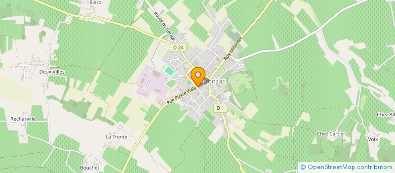 localisation de l'entreprise 832 249 114   BECHERESSE