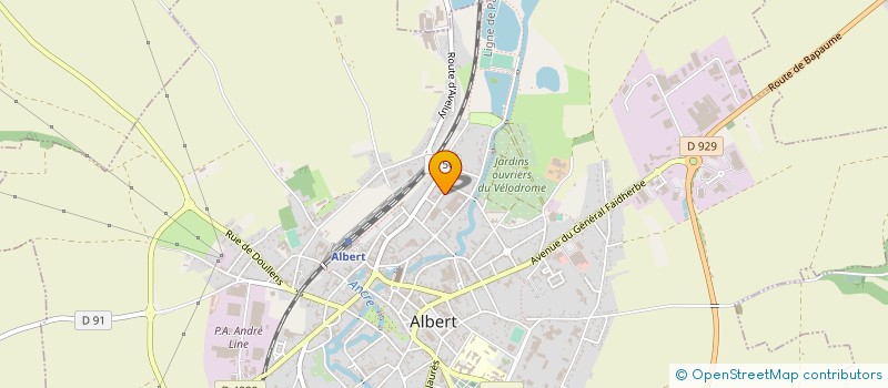 localisation de l'entreprise 832 252 779   ALBERT