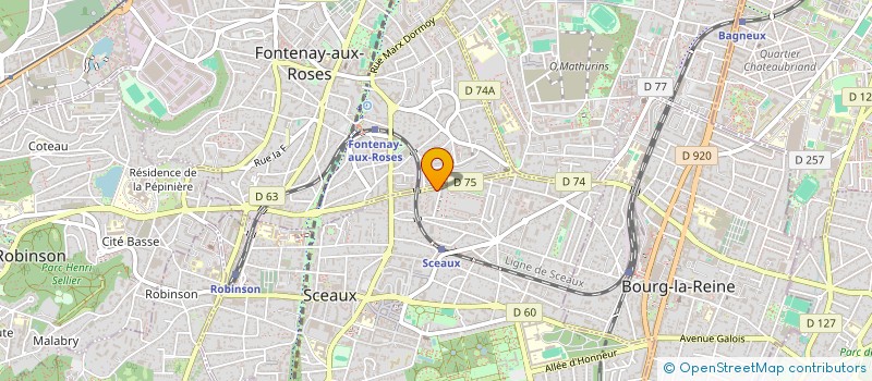localisation de l'entreprise 832 261 572  à SCEAUX