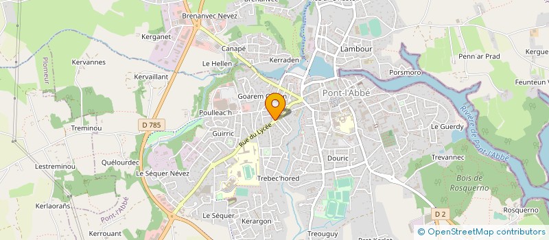 localisation de l'entreprise 832 262 034  à PONT-L'ABBE