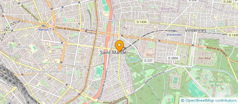 localisation de l'entreprise 832 270 243  à SAINT-MANDE