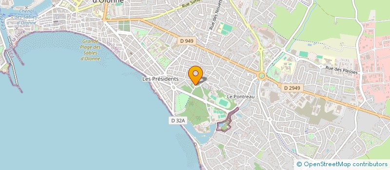 localisation de l'entreprise 832 275 564 à LES SABLES-D'OLONNE