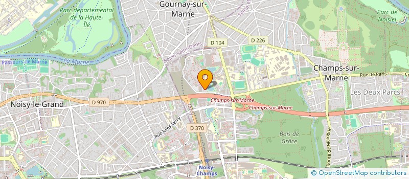 localisation de l'entreprise 832 296 990   CHAMPS-SUR-MARNE