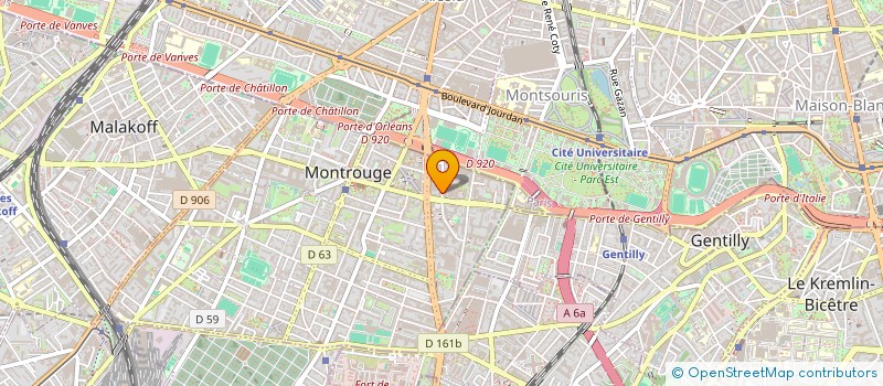 localisation de l'entreprise 832 298 434   MONTROUGE