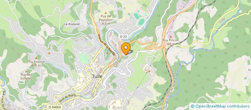 localisation de l'entreprise 832 301 204   TULLE