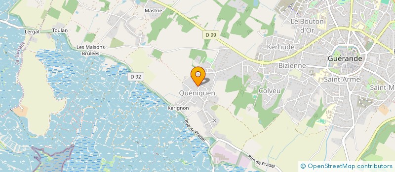 localisation de l'entreprise 832 310 650  à GUERANDE