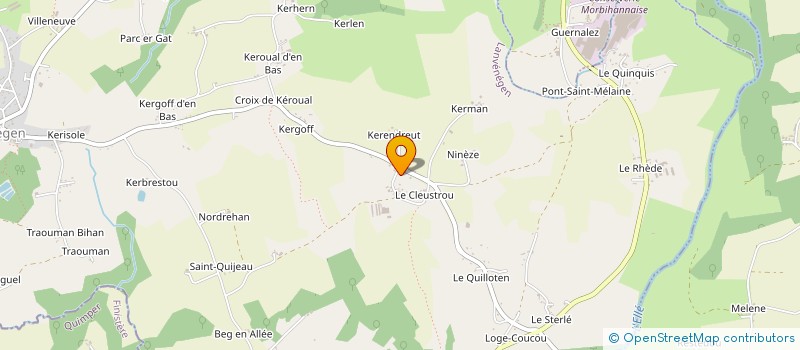 localisation de l'entreprise 832 319 057   LE FAOUET