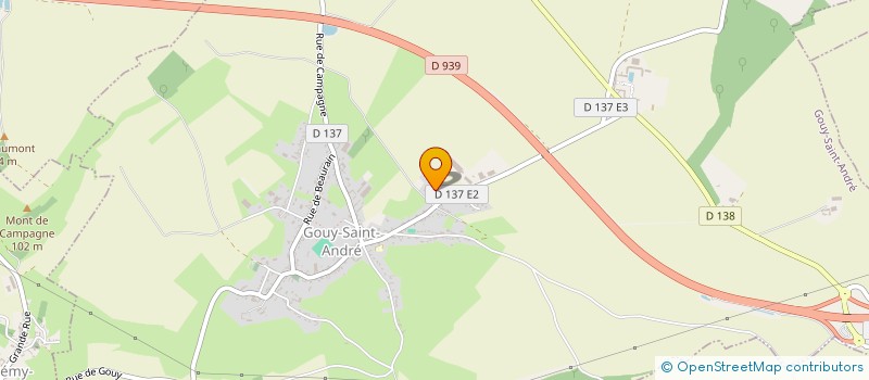 localisation de l'entreprise 832 328 439   GOUY-SAINT-ANDRE