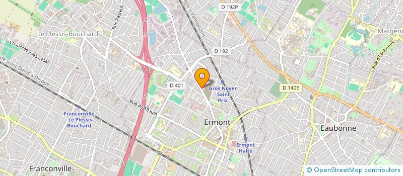 localisation de l'entreprise 832 351 456   ERMONT