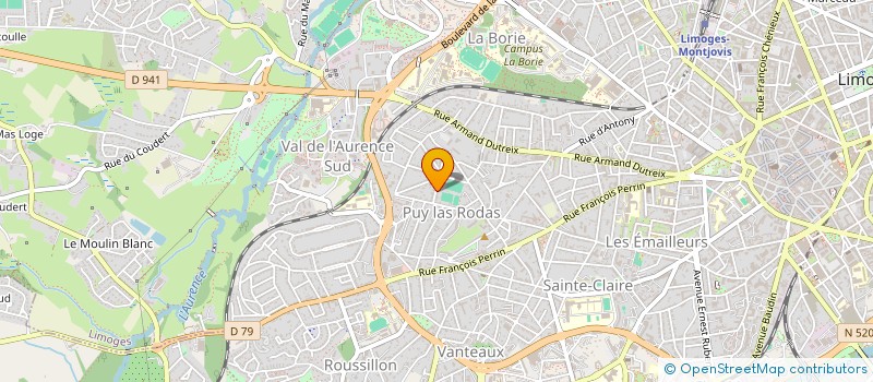 localisation de l'entreprise 832 369 847 à LIMOGES