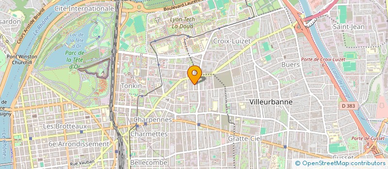 localisation de l'entreprise 832 370 605   LYON