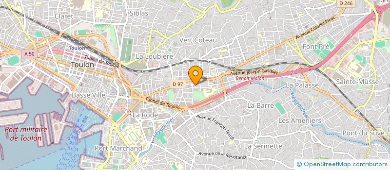 localisation de l'entreprise 832 374 409   TOULON