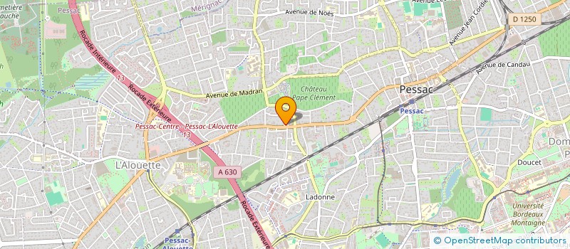 localisation de l'entreprise 832 382 253   PESSAC