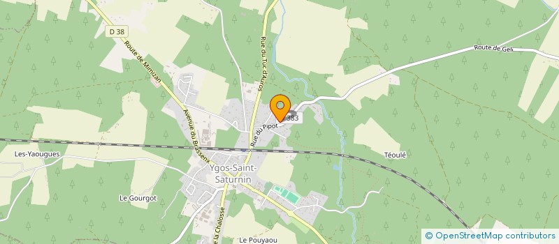 localisation de l'entreprise 832 384 549   YGOS-SAINT-SATURNIN