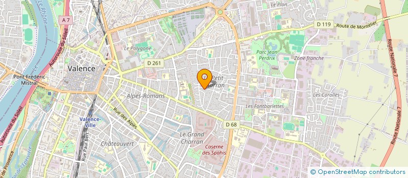 localisation de l'entreprise 832 389 407   VALENCE