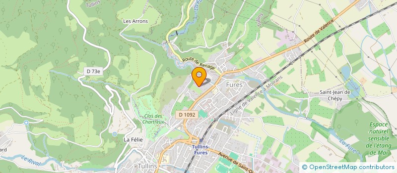 localisation de l'entreprise 832 392 682   TULLINS