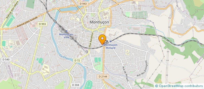 localisation de l'entreprise 832 395 859 à MONTLUCON