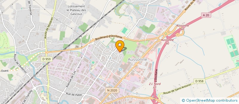 localisation de l'entreprise 832 401 210   MONTAUBAN