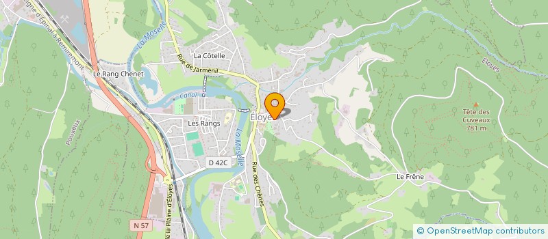 localisation de l'entreprise 832 405 385   VAGNEY