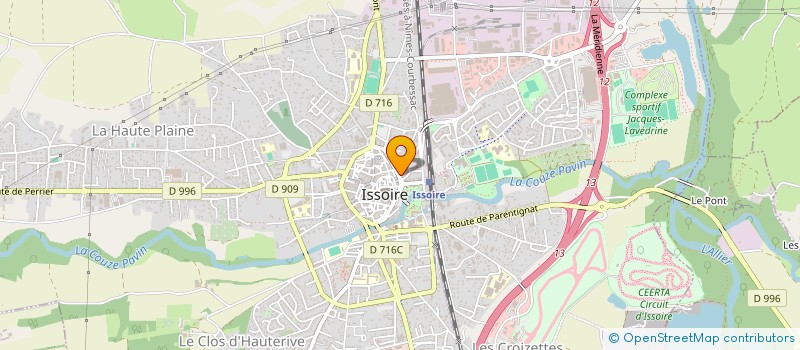 localisation de l'entreprise 832 405 856   ISSOIRE