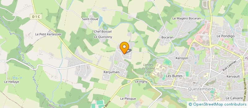 localisation de l'entreprise 832 422 729   QUESTEMBERT