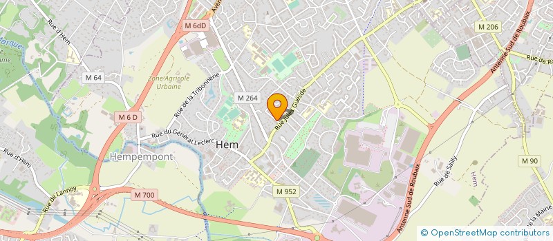 localisation de l'entreprise 832 429 393   HEM